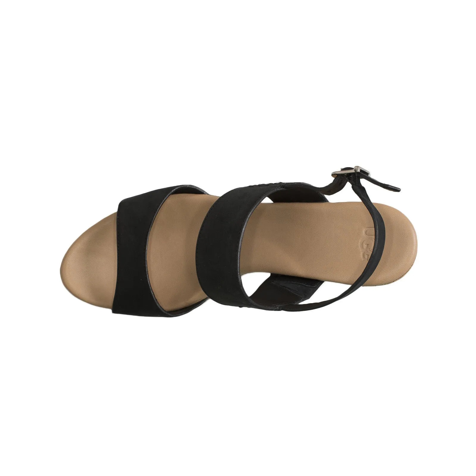 UGG Elena Black Sandals