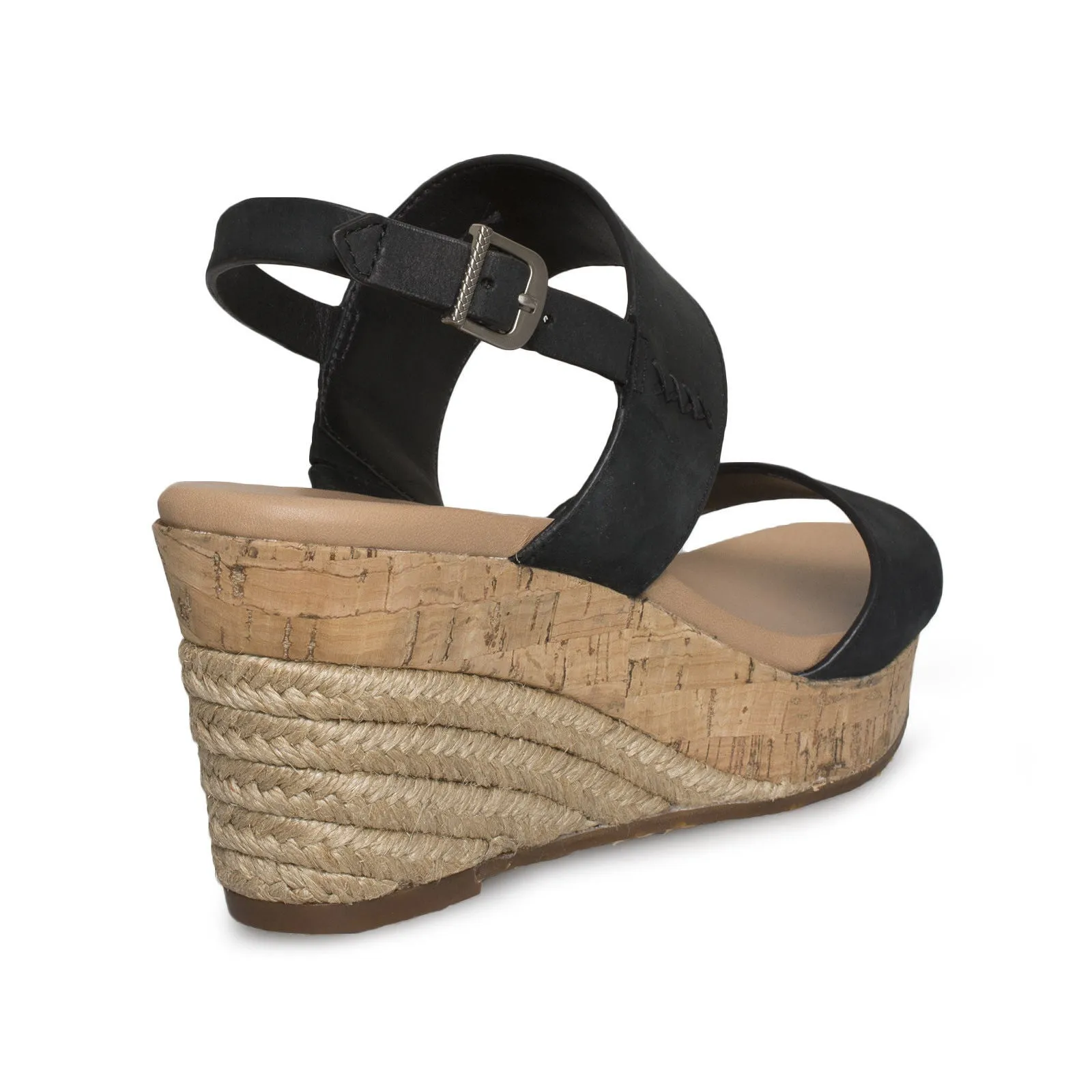 UGG Elena Black Sandals