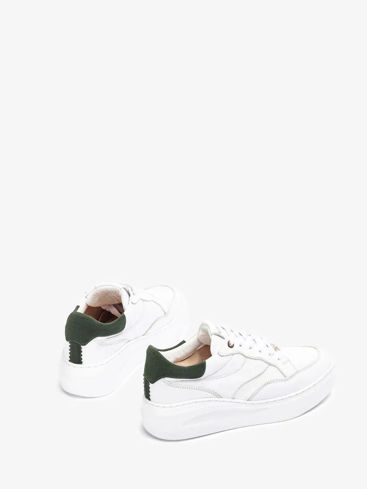 Unisa Five Trainers White & Green