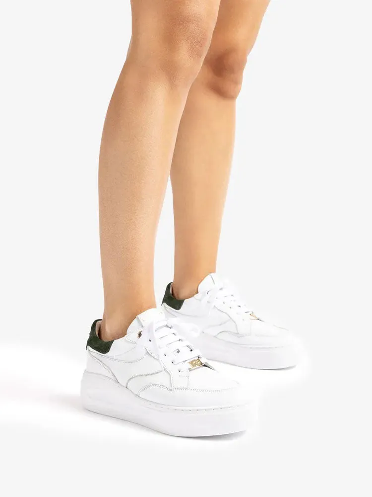Unisa Five Trainers White & Green