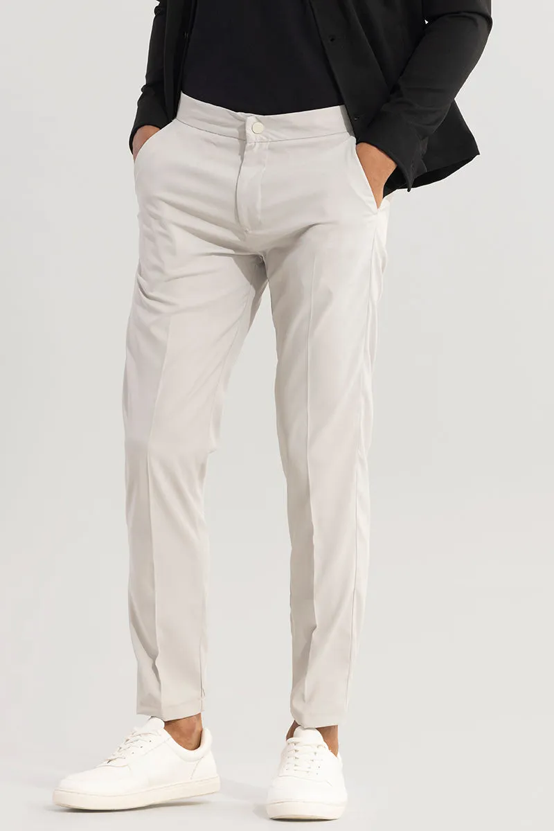 VogueVista Cream Trouser