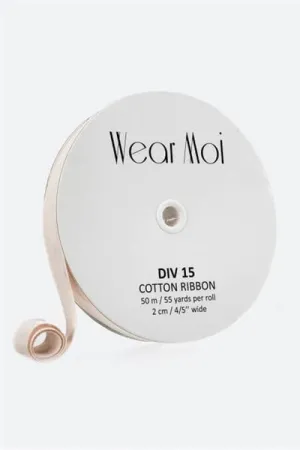 Wear Moi Roll of 7-8" Wide Cotton Ribbon
