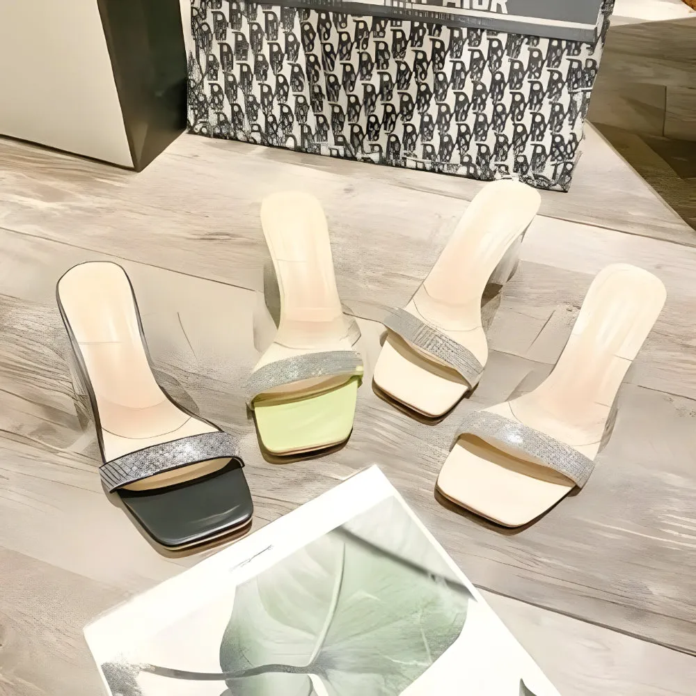 Women's Cutout Heel Sandals