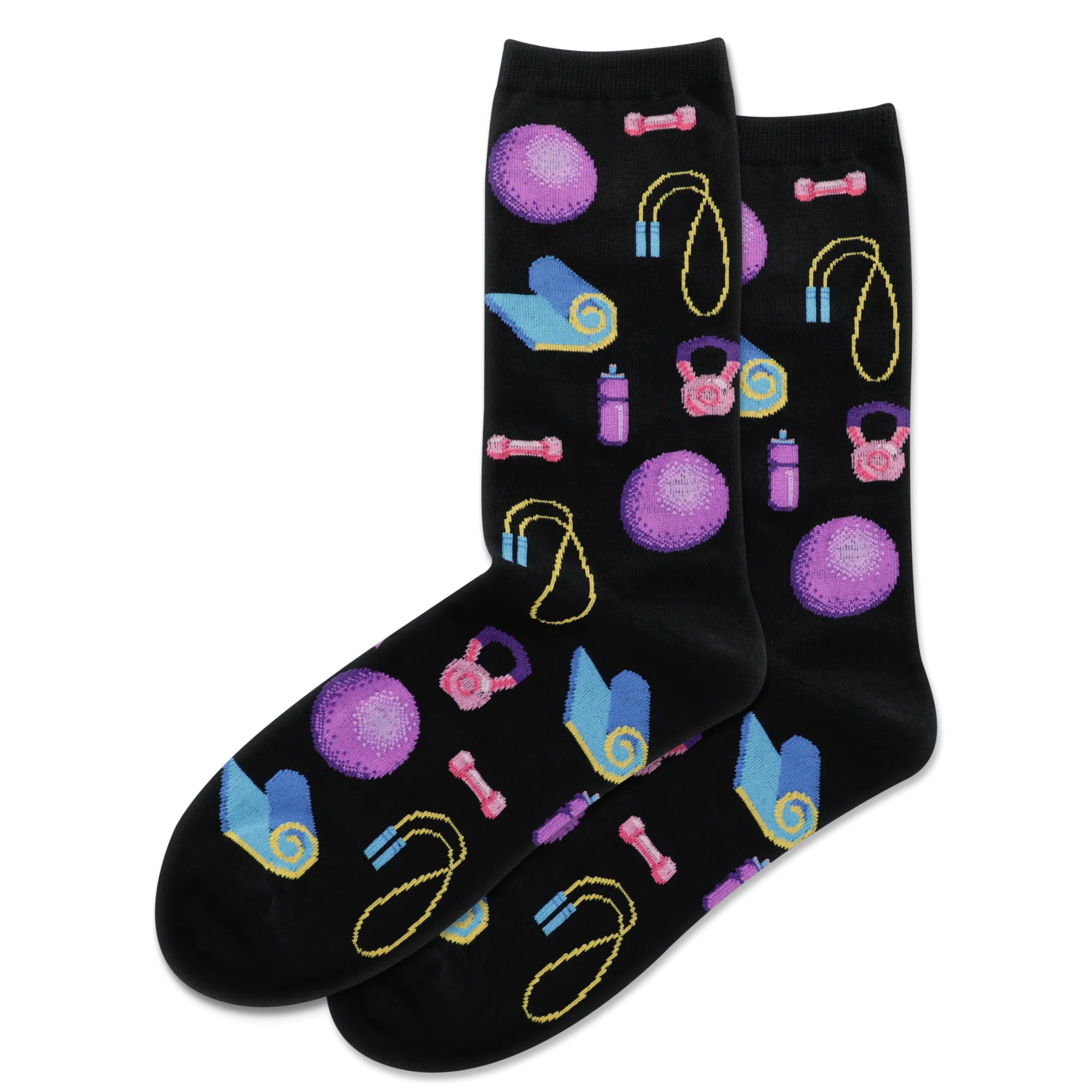WOMEN'S HOME WORKOUT CREW SOCKS