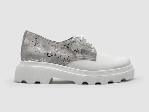 Women's Modern Low-Top Leather Shoes - White