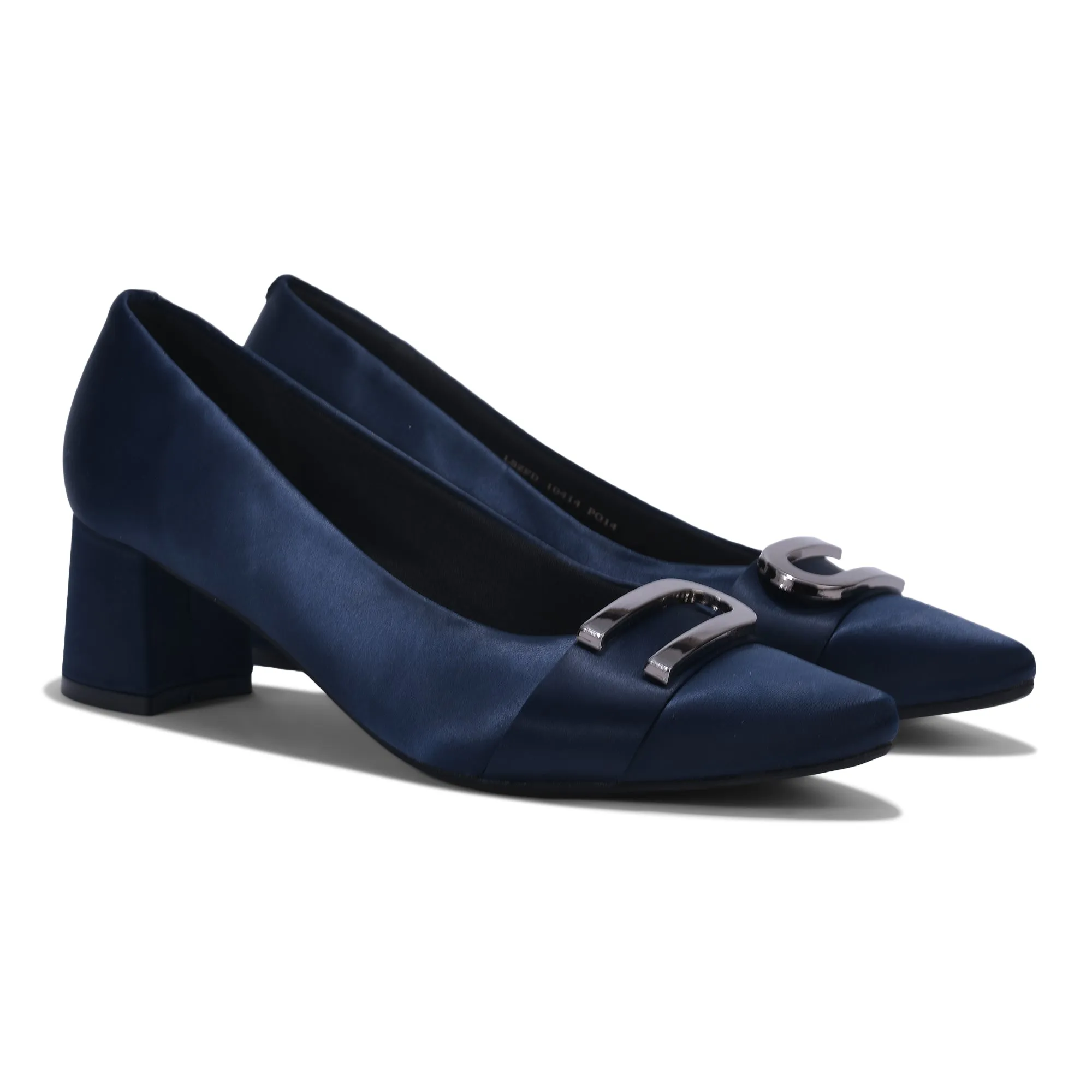 Woodland Women’s Soft Satin High Heel Shoes #10414