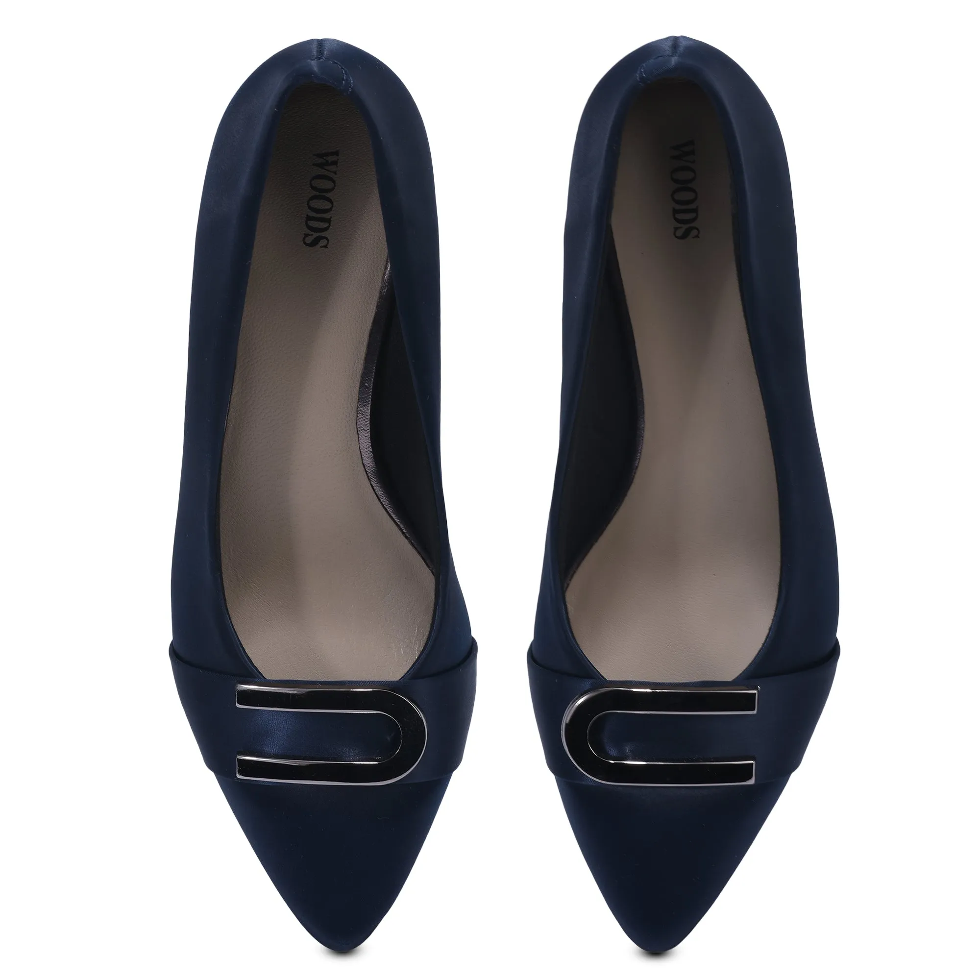 Woodland Women’s Soft Satin High Heel Shoes #10414
