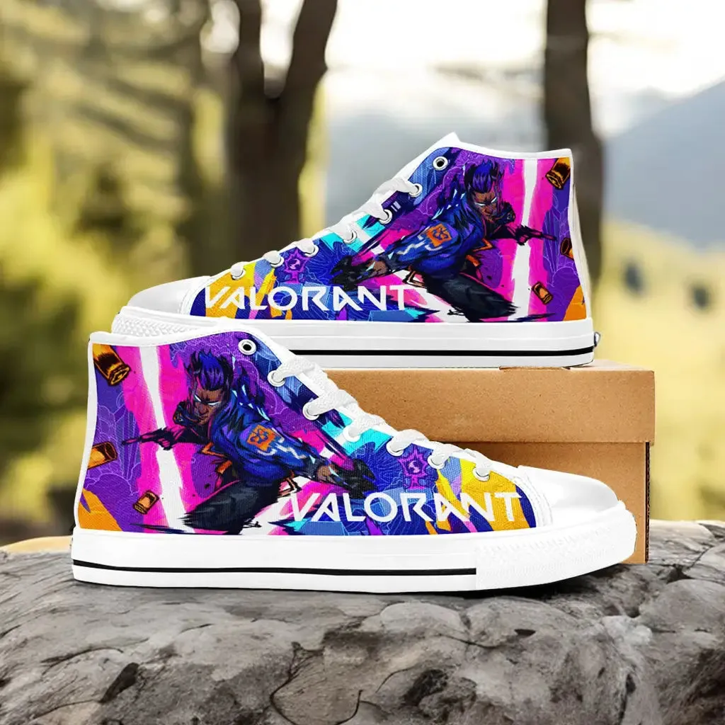 Yoru Valorant Shoes High Top Sneakers for Kids and Adults
