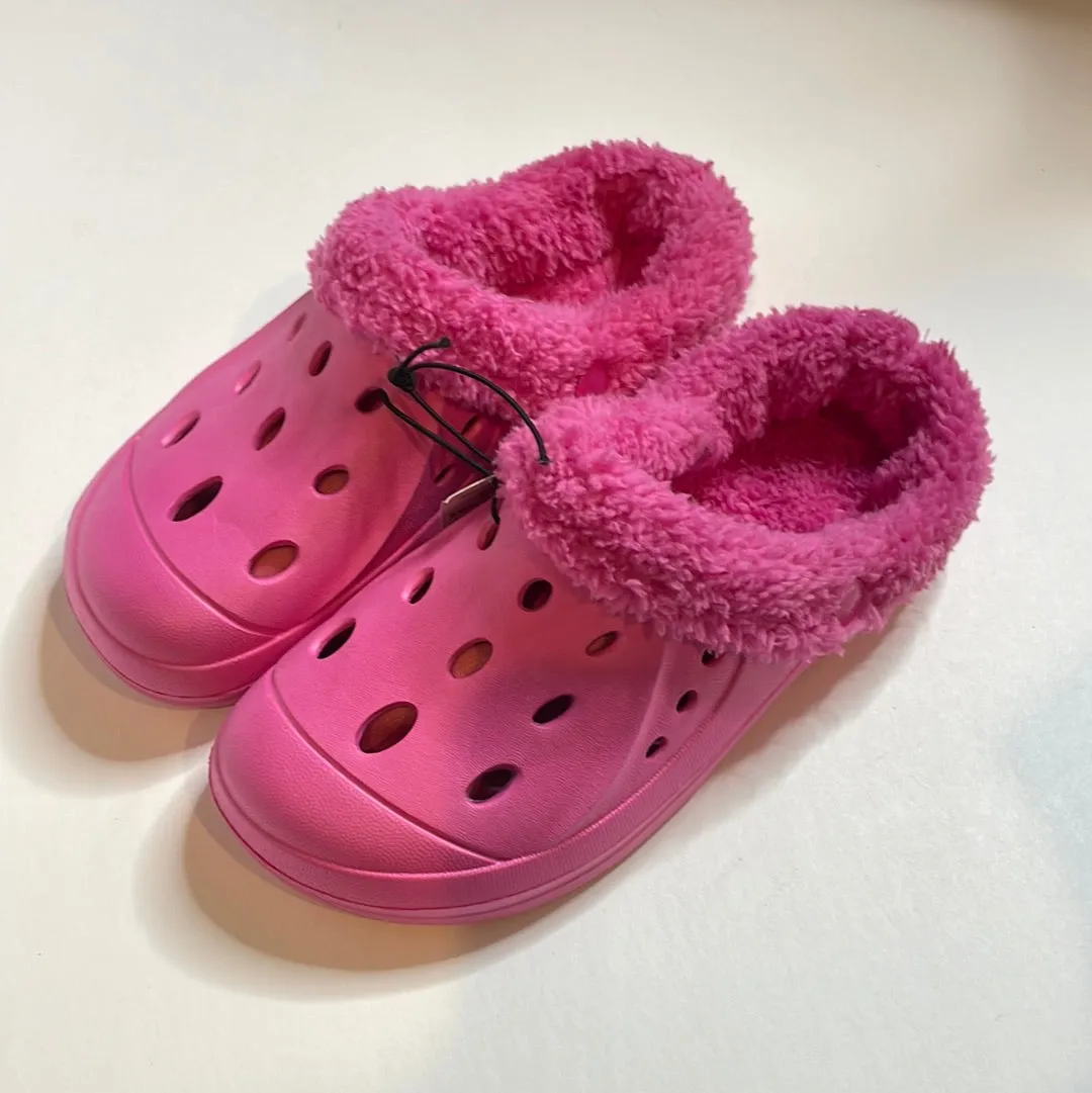 Youth, Bobbie Brooks Fur Lined Clog Shoe